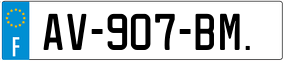 Truck License Plate