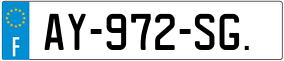 Truck License Plate