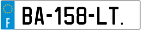 Truck License Plate