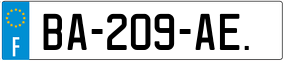 Truck License Plate