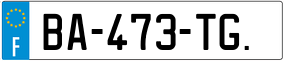 Truck License Plate