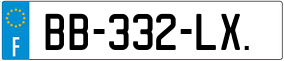 Truck License Plate