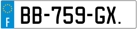 Truck License Plate