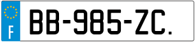 Truck License Plate