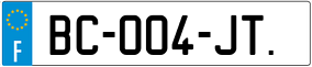 Truck License Plate