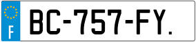 Truck License Plate