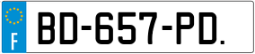 Truck License Plate