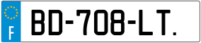 Truck License Plate