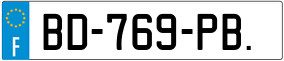 Truck License Plate