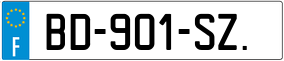 Truck License Plate