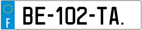 Truck License Plate