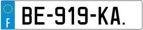 Truck License Plate