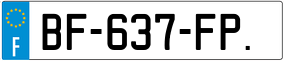 Truck License Plate