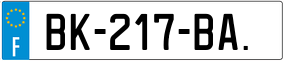 Truck License Plate