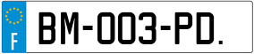 Truck License Plate