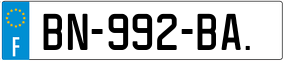 Truck License Plate