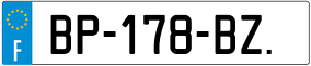 Truck License Plate