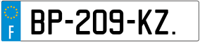 Truck License Plate