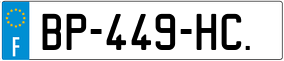 Truck License Plate