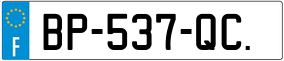 Truck License Plate