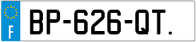 Truck License Plate