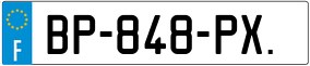 Truck License Plate