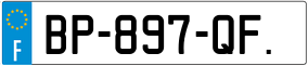 Truck License Plate