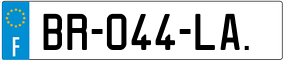 Truck License Plate