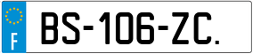 Truck License Plate