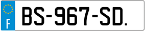Truck License Plate