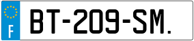 Truck License Plate