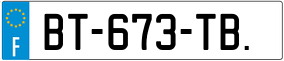 Truck License Plate
