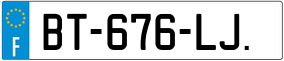Truck License Plate