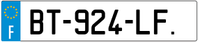 Truck License Plate