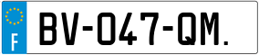 Truck License Plate