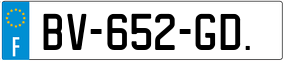 Truck License Plate