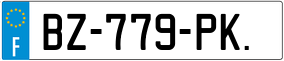 Truck License Plate