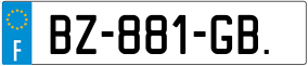 Truck License Plate