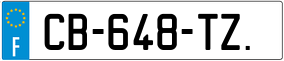 Truck License Plate