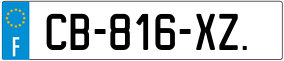 Truck License Plate