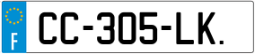Truck License Plate