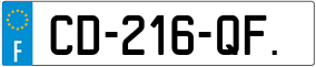 Truck License Plate