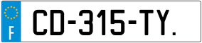 Truck License Plate