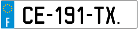 Truck License Plate