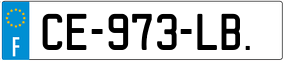 Truck License Plate