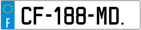 Truck License Plate
