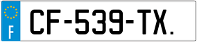 Truck License Plate