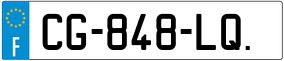 Truck License Plate
