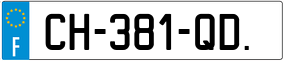 Truck License Plate