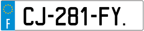 Truck License Plate